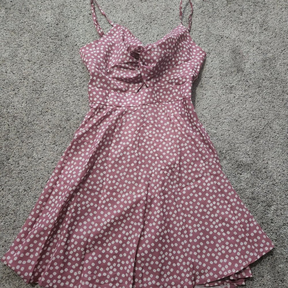 Open tie back sundress